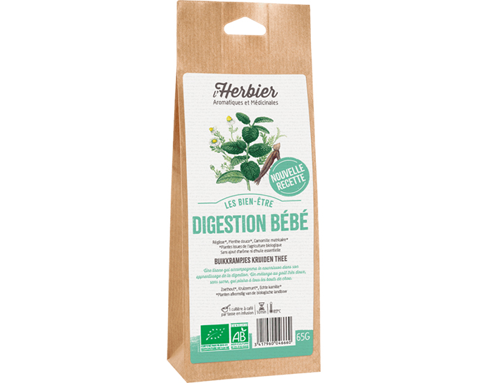 L'HERBIER DE FRANCE Tisane Digestion B�b� Bio - 65 g - NOUVELLE RECETTE