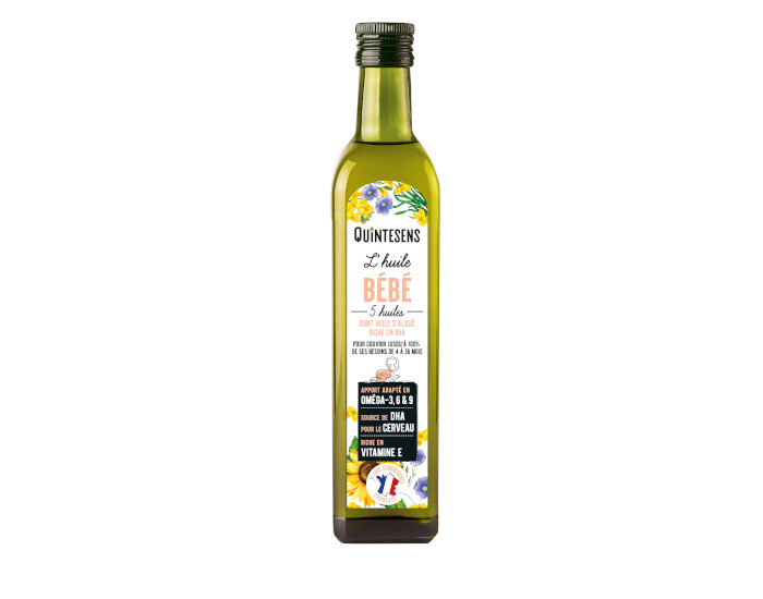 QUINTESENS M�lange de 5 Huiles - B�b� - De 4 � 36 mois - 0.25 L