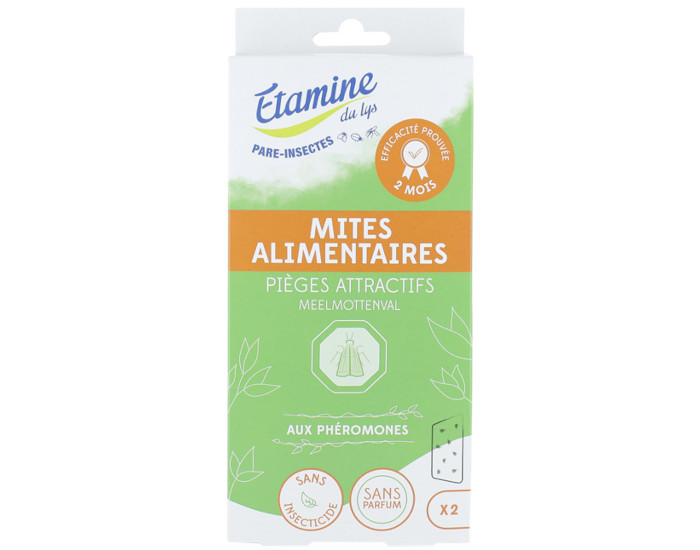 ETAMINE DU LYS Pi�ge Naturel � Mites Alimentaires - Lot de 2