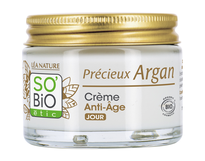 SO'BIO �TIC Cr�me de Jour Anti-�ge � l'Argan Bio - 50 ml