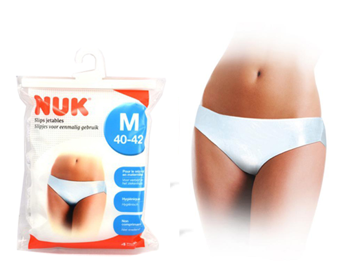 NUK Lot de 4 Slips Post-Partum Jetables 44-46