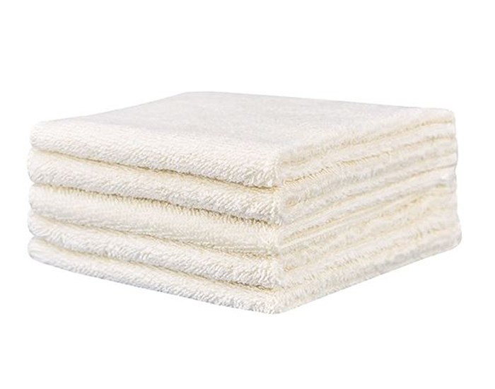 LES TENDANCES D'EMMA 5 D�barbouillettes Lavables - Bambou Ecru