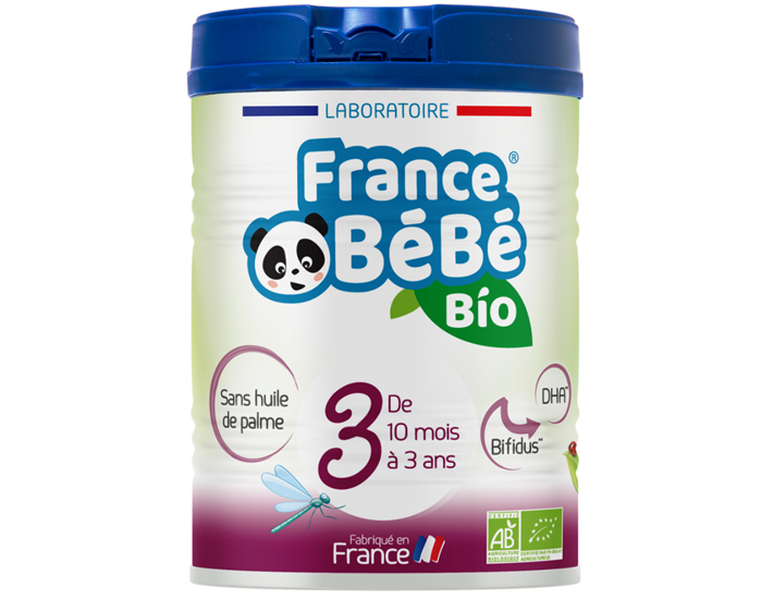 FRANCE BEBE BIO Croissance 3 - d�s 12 mois - 800g