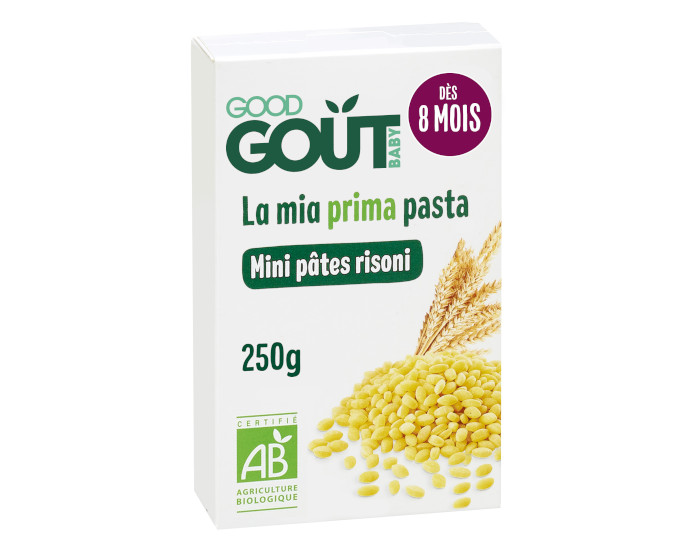 GOOD GOUT P�tes Risoni - 250 g - D�s 8 mois