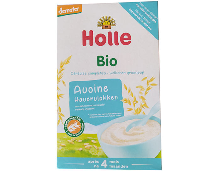 HOLLE Bouillie de Flocons d'Avoine - 250g - D�s 4 mois