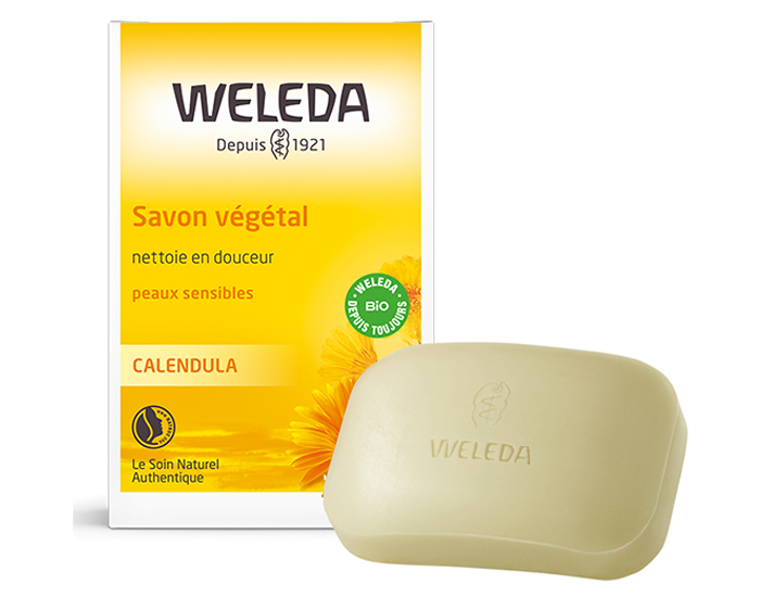 WELEDA Savon V�g�tal au Calendula - D�s 3 ans