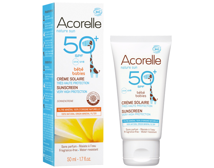 ACORELLE Cr�me Solaire B�b� SPF 50+ - 50 ml