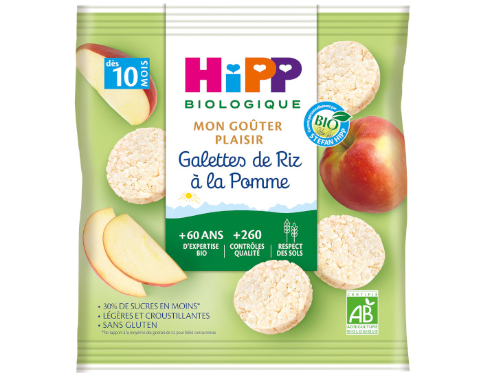 HIPP Galettes de Riz - 30g - D�s 8 ou 10 Mois