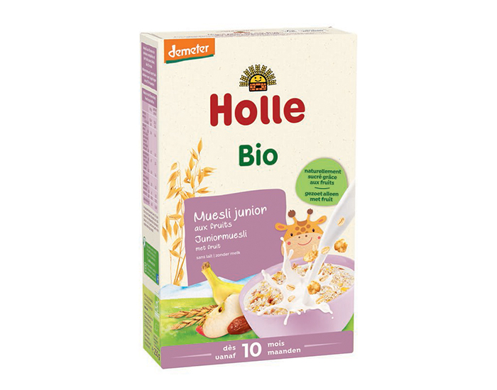 HOLLE Muesli Junior Multi-C�r�ales Fruits - 250 g - D�s 10 mois