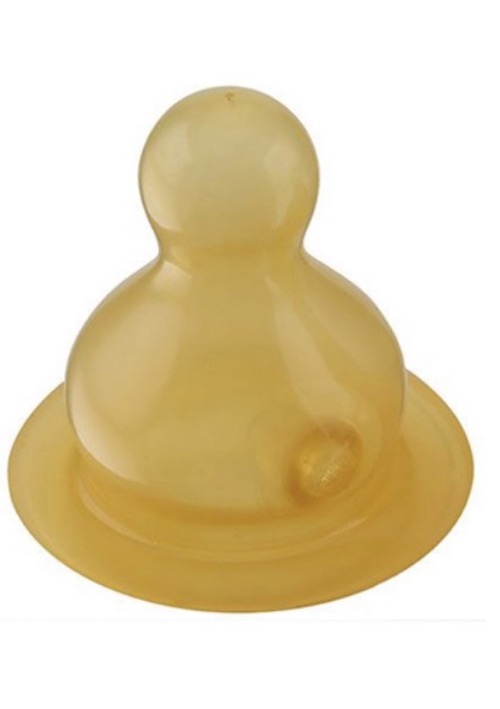 HEVEA Lot de 2 T�tines en Caoutchouc Naturel D�bit Lent - 0-3 mois