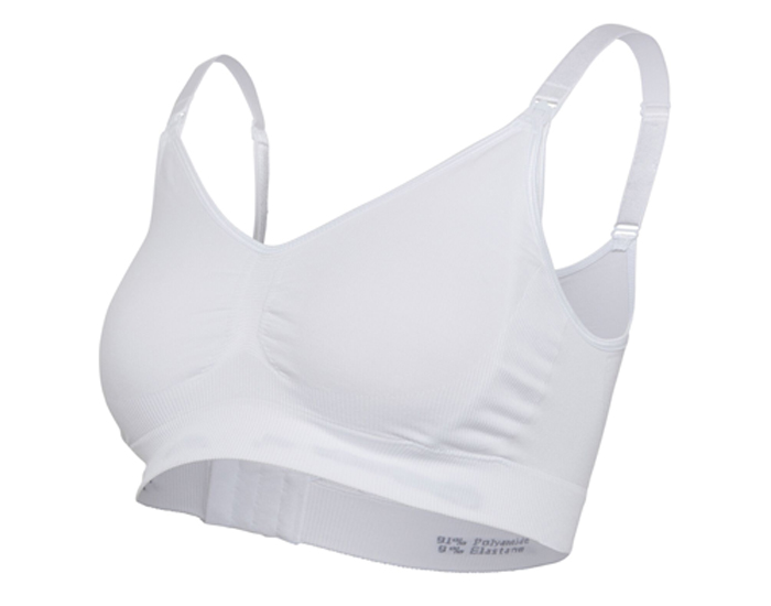 CARRIWELL Soutien-Gorge d'Allaitement Sans Armatures - Blanc M