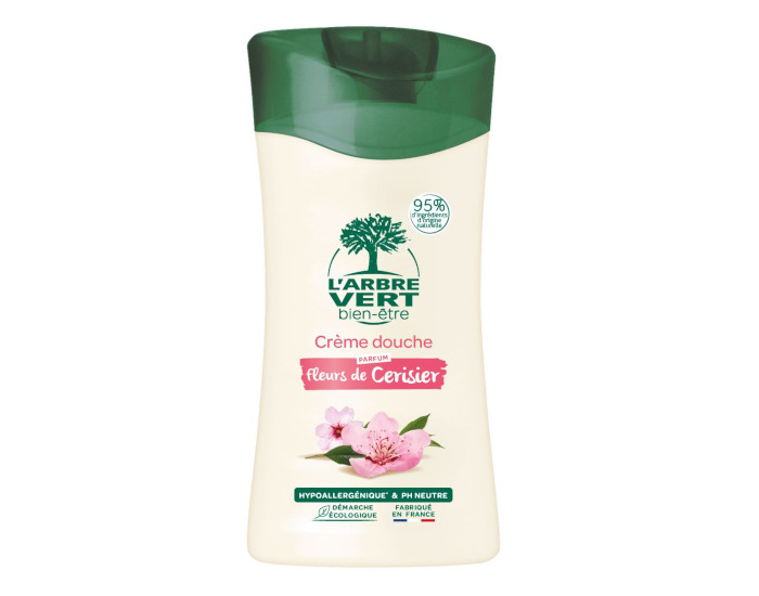 L'ARBRE VERT BIEN-�TRE Cr�me Douche Fleurs de Cerisier