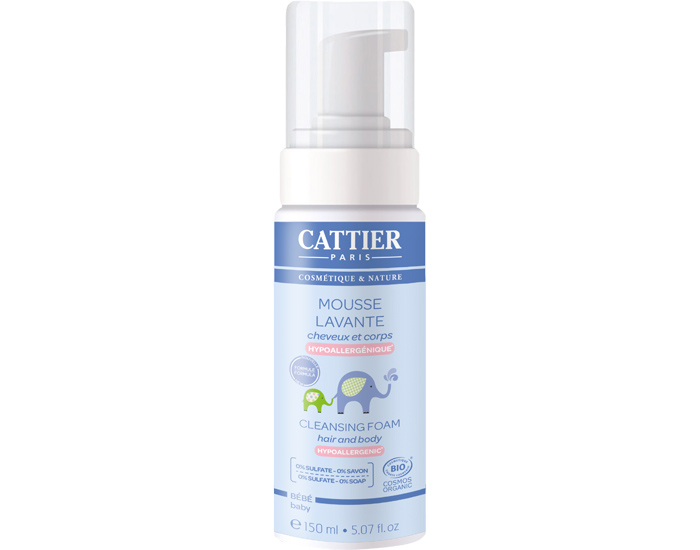 CATTIER Mousse Lavante B�b� - 150 ml