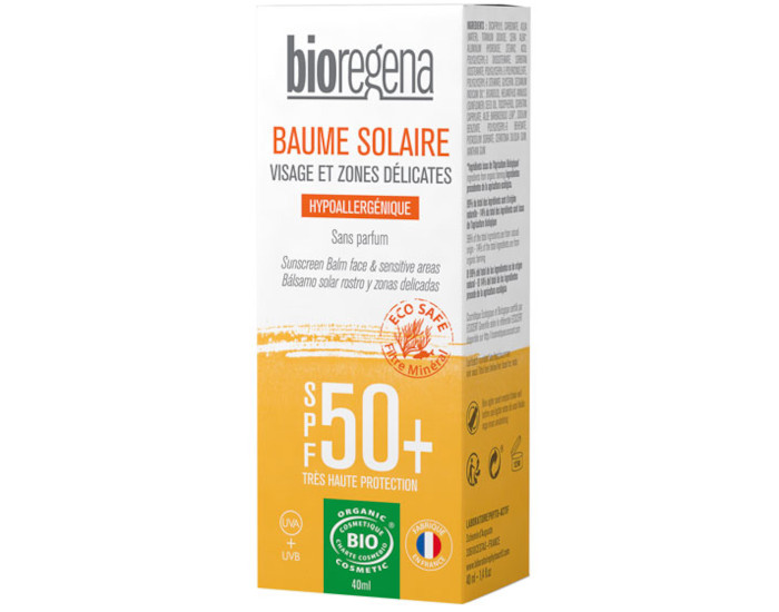BIOREGENA Baume Solaire Visage et Zones D�licates SPF50+ - 40 ml