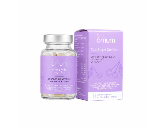 OMUM Compl�ment Alimentaire Nutricosm�tique Mon Cycle Confort - 60 G�lules