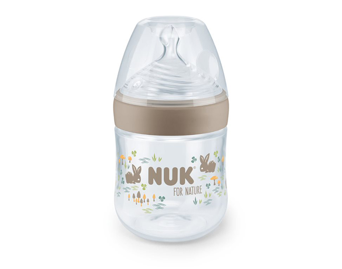 NUK Biberon Cr�me Nuk For Nature Temperature Control - 150ml - T�tine S
