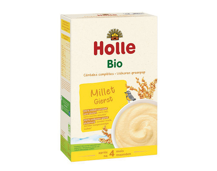 HOLLE Bouillie 100% Millet - 250g - D�s 4 mois