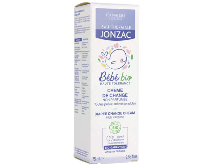 EAU THERMALE JONZAC B�b� Cr�me de Change Sans Parfum - 75 ml