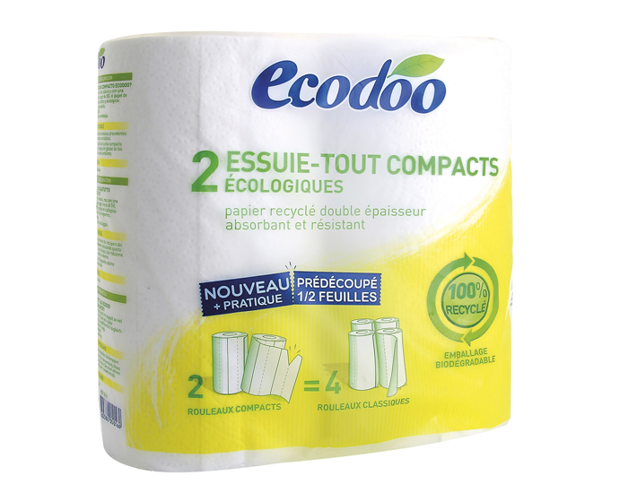 ECODOO Essuie-tout compact recycl�