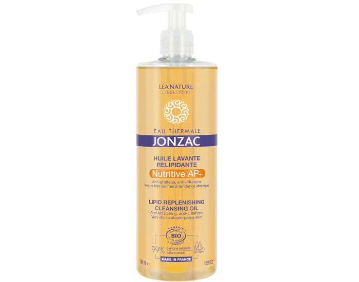 EAU THERMALE JONZAC Nutritive - Huile Lavante Relipidante - 500 ml