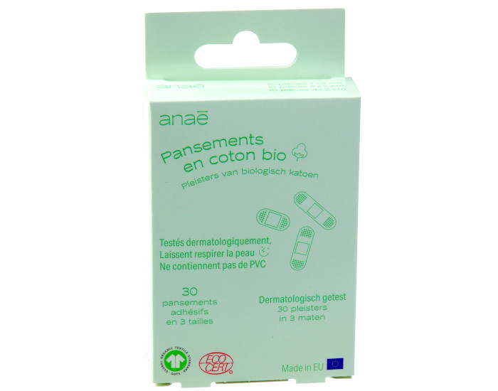 ANAE Bo�te de 30 Pansements Coton Bio