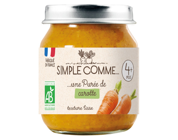 SIMPLE COMME Petits Pots de L�gumes - 125g - D�s 4 Mois