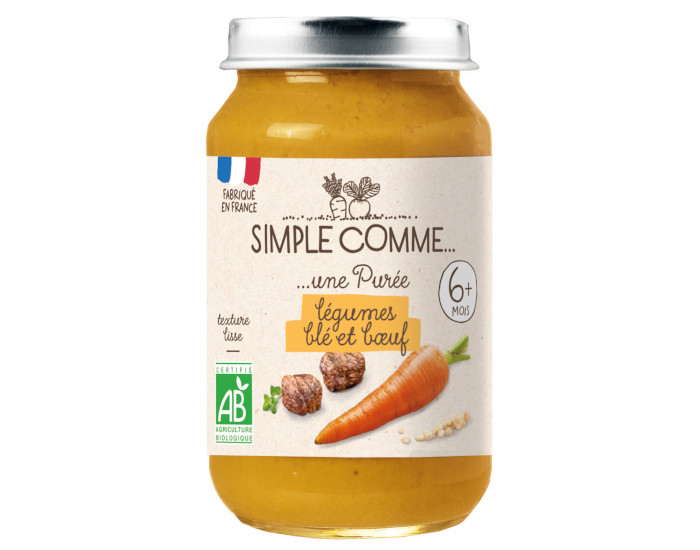 SIMPLE COMME Petits Pots Menu - 190g - D�s 6 Mois