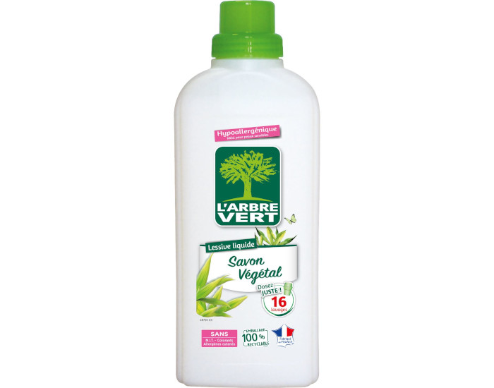 L'ARBRE VERT Lessive Liquide Savon V�g�tal
