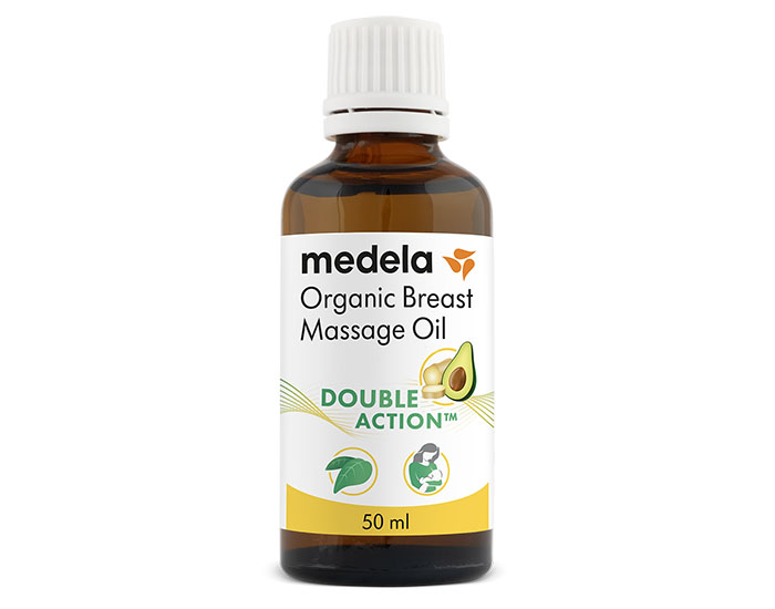 MEDELA Huile de Massage Bio pour les Seins - 50 ml