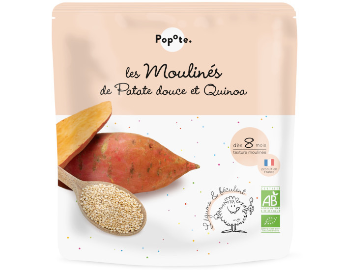 POPOTE Les Moulines Patate Douce Quinoa - 180g - D�s 6/8 mois
