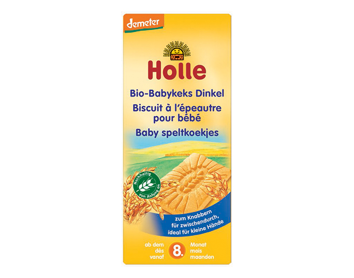 HOLLE Biscuits � l'�peautre pour B�b� - D�s 8 mois