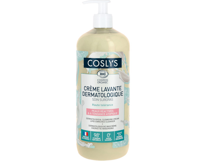 COSLYS Cr�me Lavante Dermatologique - Haute Tol�rance - 1L