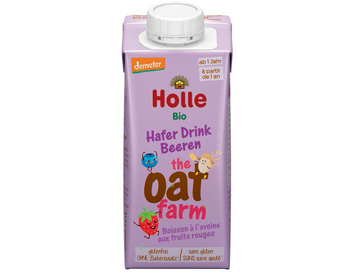 HOLLE Boisson � l'Avoine aux Fruits Rouges - 200 ml - D�s 1 an