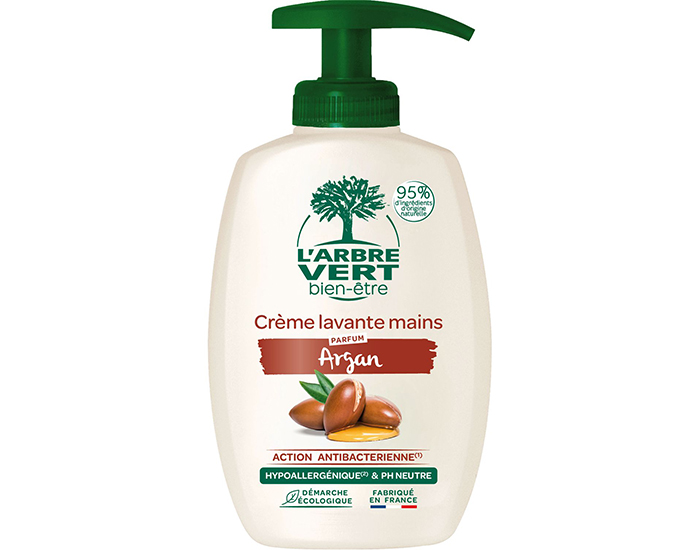L'ARBRE VERT BIEN-�TRE Cr�me Lavantes Mains Argan Flacon 300ml