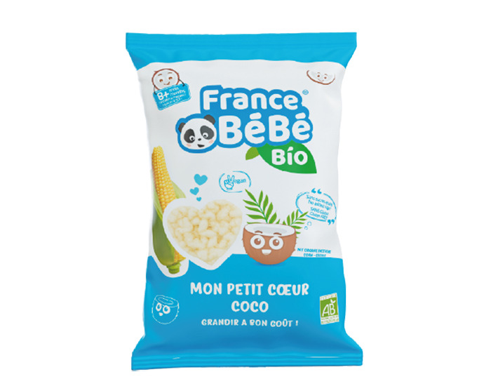 FRANCE BEBE BIO Biscuit Mon Petit Coeur de Ma�s - D�s 8 mois - 30 g