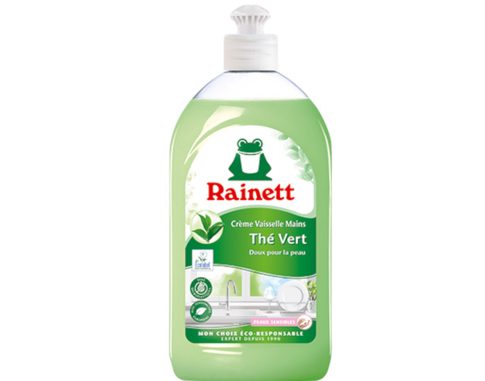 RAINETT Liquide Vaisselle Mains Cr�me - Th� Vert - 500 ml