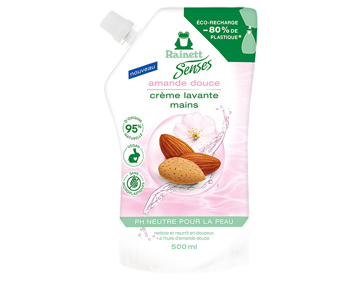 RAINETT SENSES Savon Mains Amande Douce - Recharge 500 ml