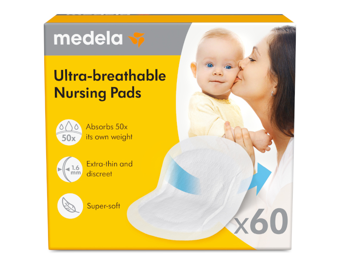MEDELA Coussinets d'Allaitement Ultra-Respirants Boite de 60