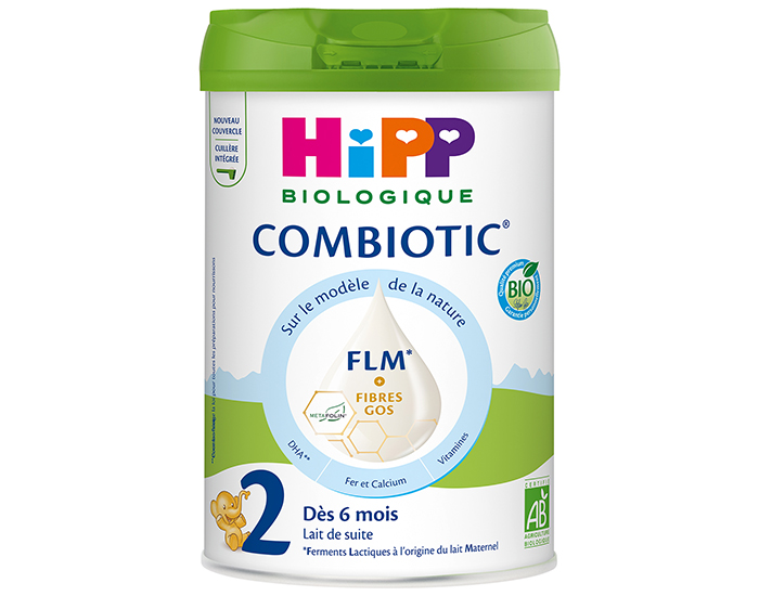 HIPP Lait de Suite 2 Combiotic FLM - De 6 � 12 mois - 800 g