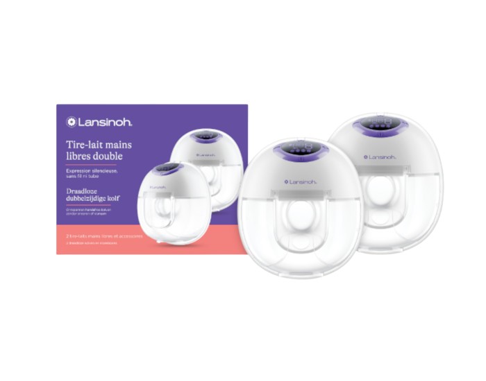 LANSINOH Tire-Lait Mains Libres Double