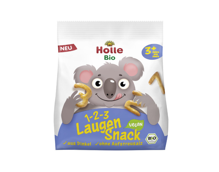 HOLLE Snack 1 2 3 Bretzel - D�s 3 ans - 80 g