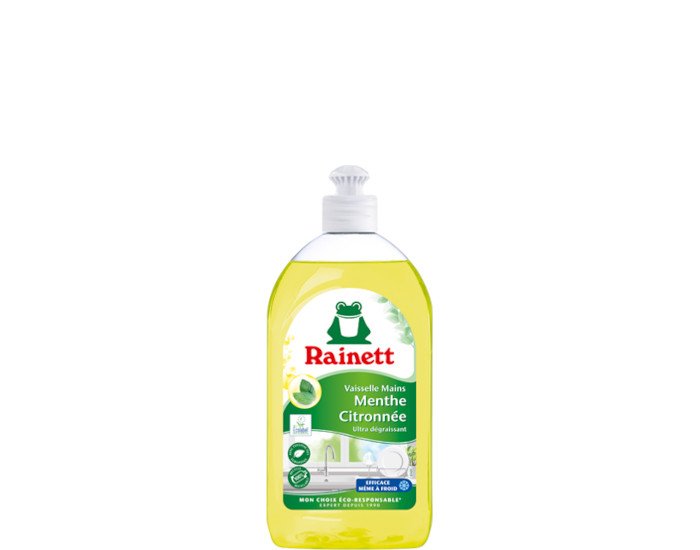 RAINETT Liquide Vaisselle Mains Formule Concentr�e Menthe Citronn�e - 500 ml