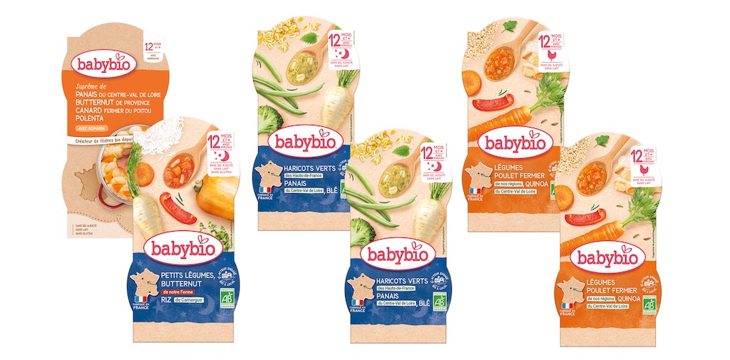 BABYBIO 12 petits plats pour b�b� - Repas midi et soir - D�s 12 Mois - BIO - 12 x 200g