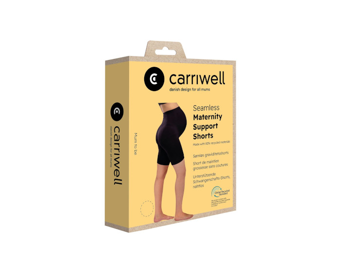 CARRIWELL Short de Maintien Grossesse Sans Couture M