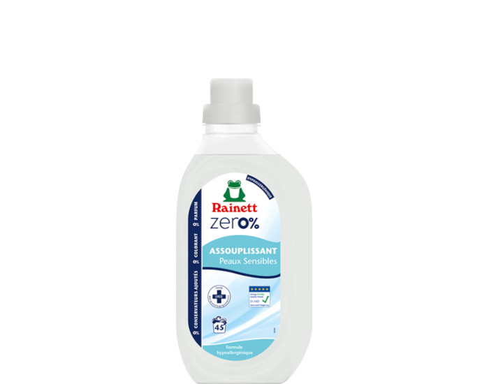 RAINETT Z�ro % Assouplissant Ecologique  - 45 lavages - 900 ml