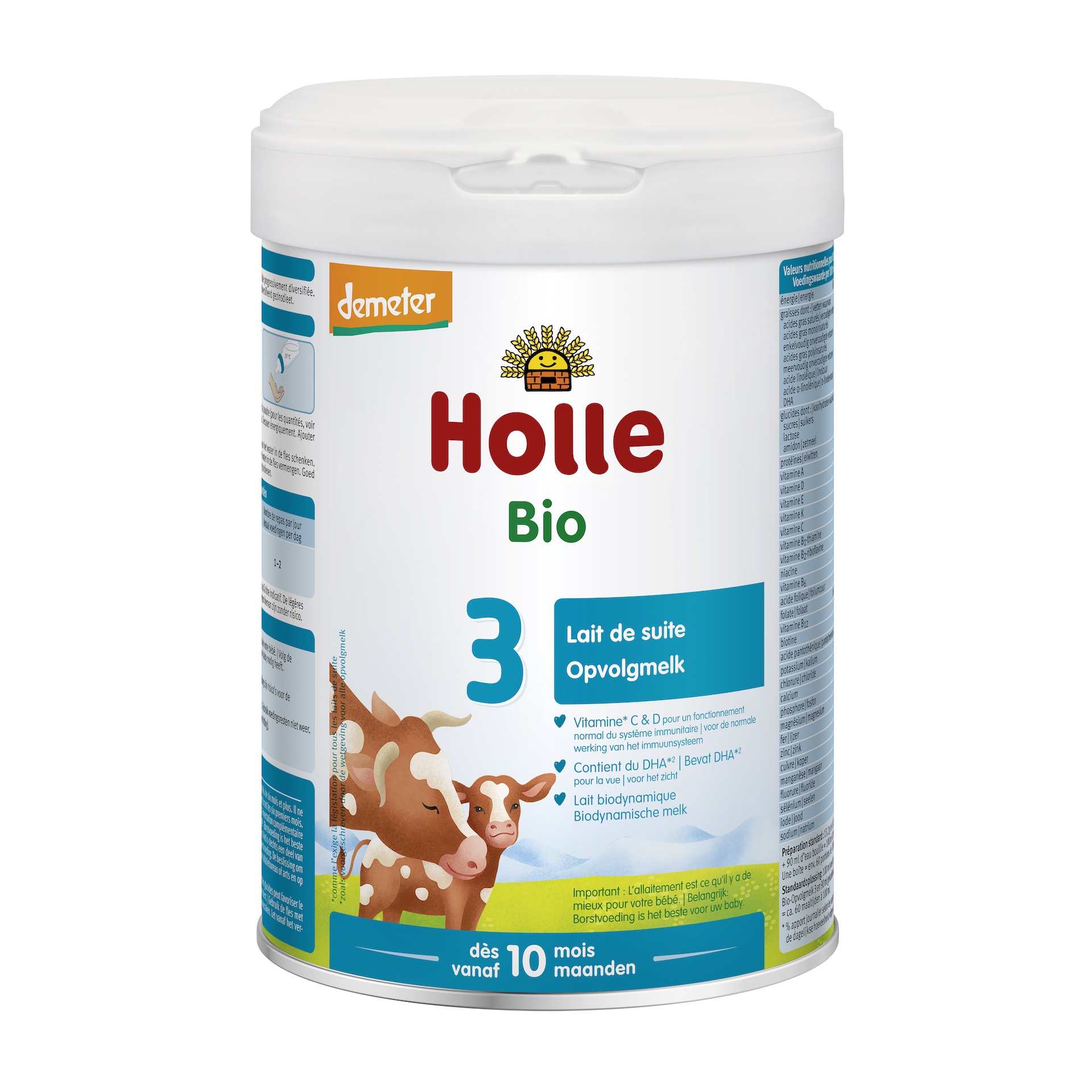 HOLLE Croissance 3 - D�s 10 mois - 800 g