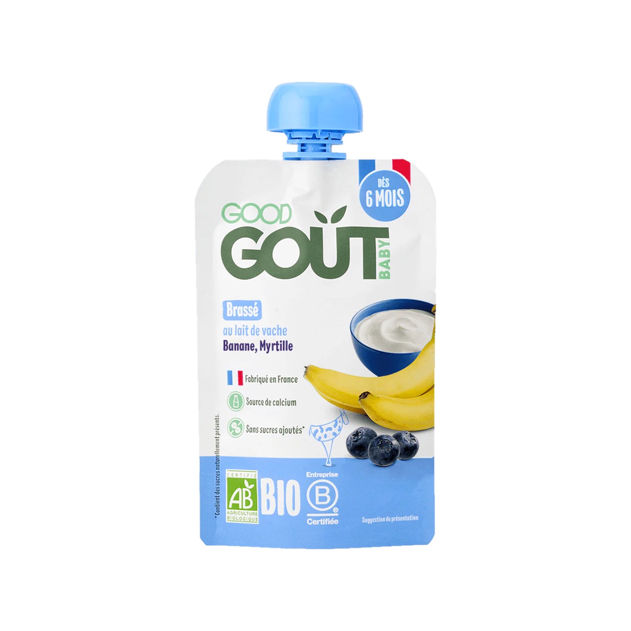 GOOD GOUT Brass� Banane, Myrtille 90g - D�s 6 mois