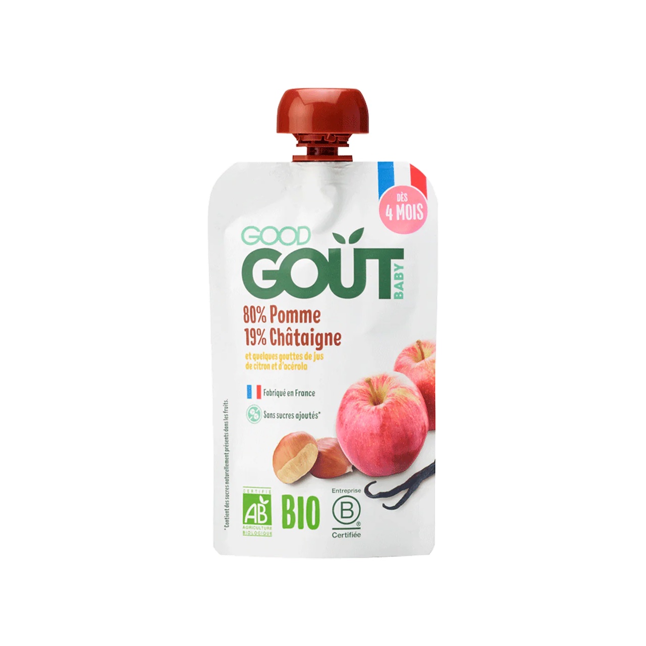 GOOD GOUT Pomme Ch�taigne 120g - D�s 4 mois