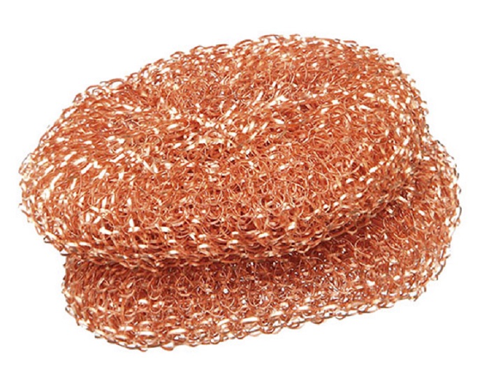 LA DROGUERIE ECOPRATIQUE Lot de 2 �ponges Grattoirs en Cuivre