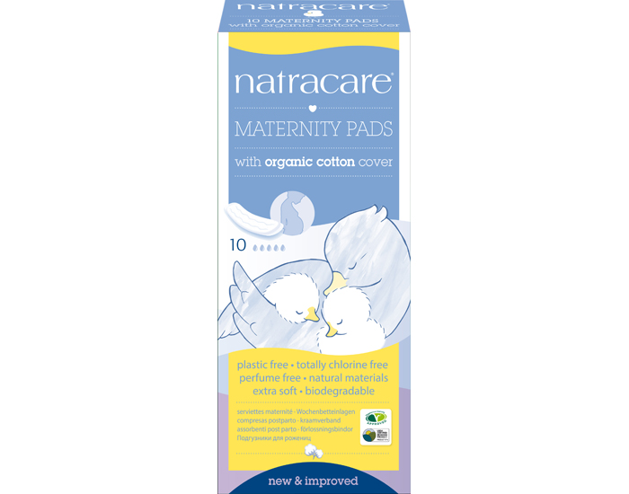 NATRACARE Serviettes Hygi�niques Post Partum - Boite de 10